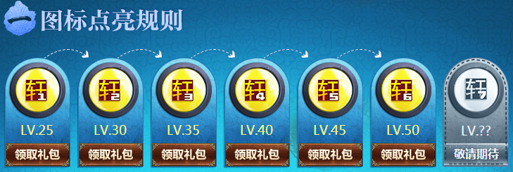 轩辕世界图标点亮方法 轩辕世界点亮图标规则及地址