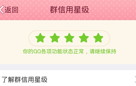 QQ群信用星级是什么 如何查看手机QQ群信用星级?