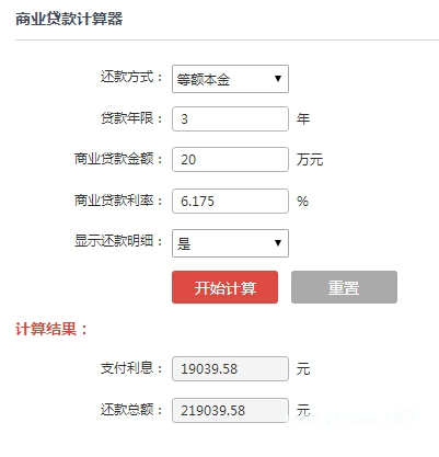 贷款20万3年利息是多少?贷款20万3年每月还款计算!