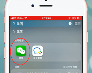 苹果手机找不到微信怎么办?具体操作步骤