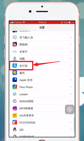 支付宝App设置摄像头权限的具体操作步骤