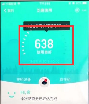 支付宝APP查询芝麻信用分的具体操作流程