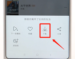千千音乐APP如何下载歌曲 具体操作流程