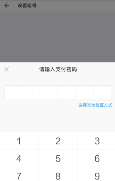 支付宝APP取消暗号功能的具体操作步骤