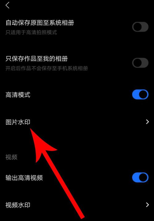 型男相机APP将水印去除的具体操作方法