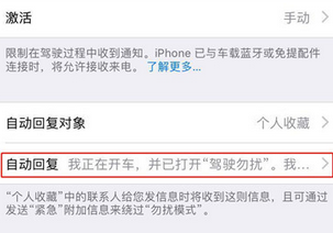 手机 iphonexr中设置自动回复内容的具体操作步骤