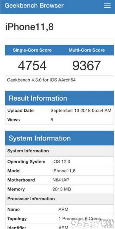 iphone xr跑分是多少 iphone xr跑分数据分析
