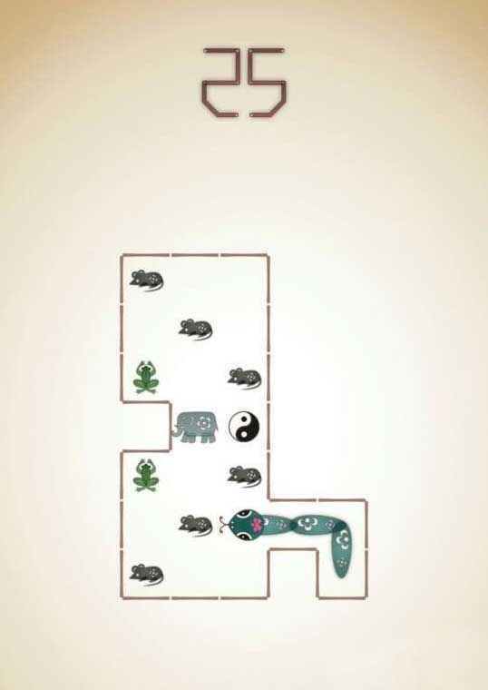 蛇它虫第25关图文攻略 蛇它虫第25关怎么过