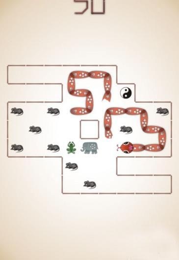 蛇它虫第50关图文攻略 蛇它虫第50关怎么过