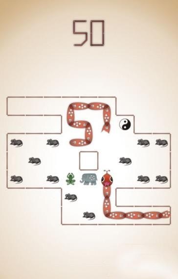 蛇它虫第50关图文攻略 蛇它虫第50关怎么过