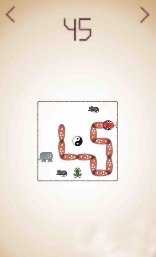 蛇它虫第45关图文攻略 蛇它虫第45关怎么过