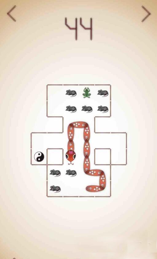 蛇它虫第44关图文攻略 蛇它虫第44关怎么过