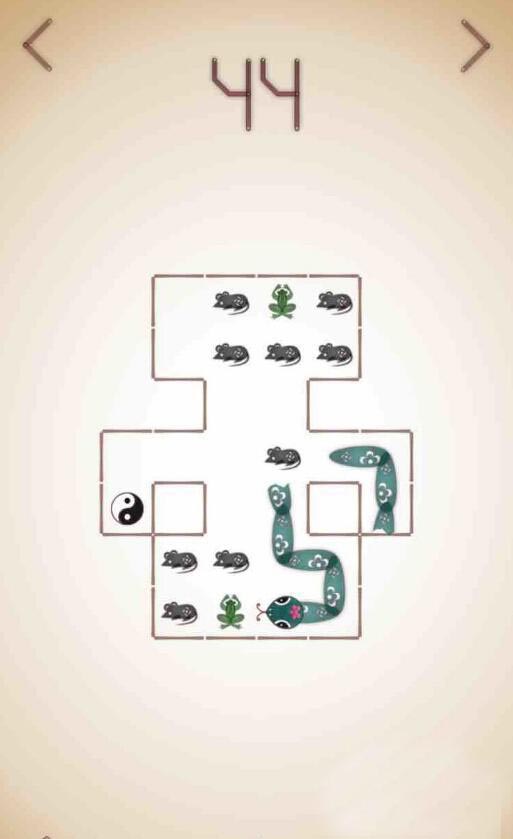 蛇它虫第44关图文攻略 蛇它虫第44关怎么过