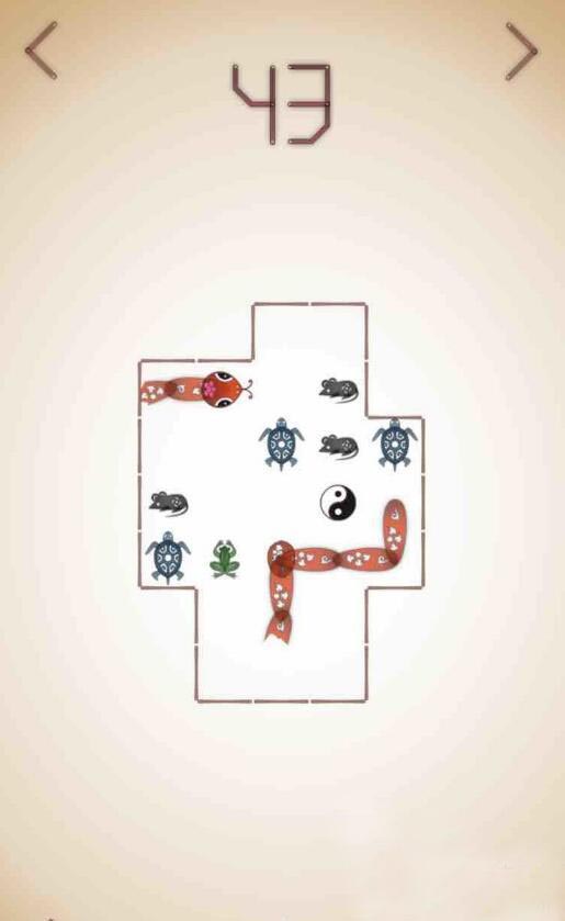 蛇它虫第43关图文攻略 蛇它虫第43关怎么过