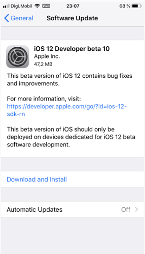 iOS12 beta 10好用吗 iOS12 beta 10值得升级吗