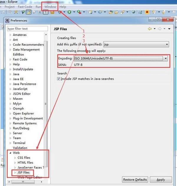 eclipse怎么设置编码格式？eclipse设置编码格式方法