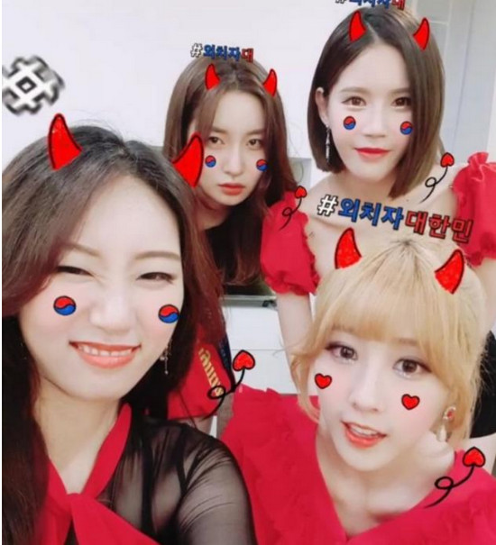 韩国女球迷观战世界杯_2018世界杯韩国女球迷图片