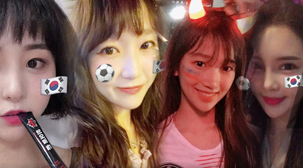 韩国女球迷观战世界杯_2018世界杯韩国女球迷图片