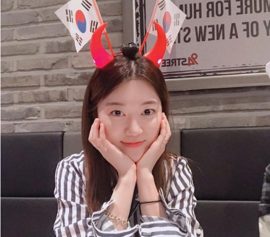 韩国女球迷观战世界杯_2018世界杯韩国女球迷图片