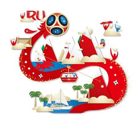 2018俄罗斯世界杯标志_logo设计来源_历届世界杯logo图片