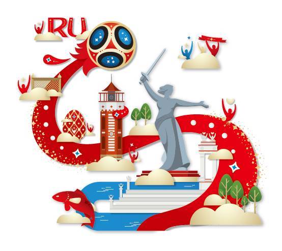 2018俄罗斯世界杯标志_logo设计来源_历届世界杯logo图片