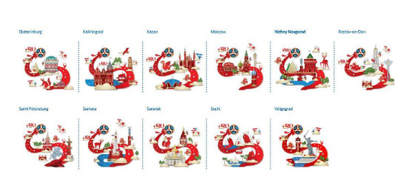 2018俄罗斯世界杯标志_logo设计来源_历届世界杯logo图片