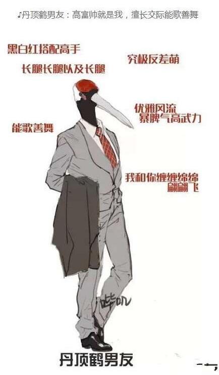 抖音丹顶鹤男友有哪些特征?丹顶鹤男友是什么意思?