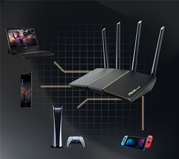 华硕发布Wi-Fi 6路由新品RT-AX57：3000Mbps首发499元