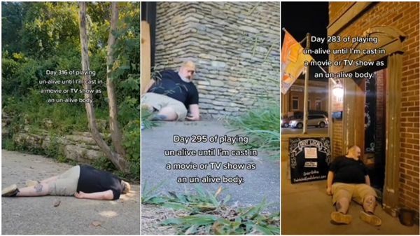 发布321次“装死”视频 美国一餐厅经理走红：将本色出演