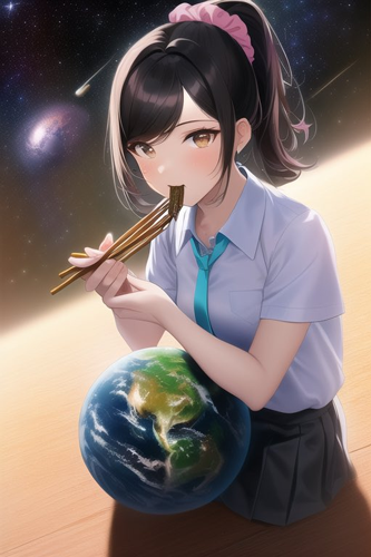 人工智能？人工智障？越看越瘆人的AI美少女吃面条