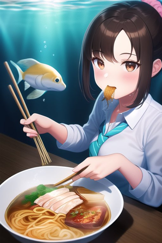 人工智能？人工智障？越看越瘆人的AI美少女吃面条