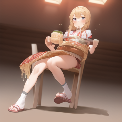 人工智能？人工智障？越看越瘆人的AI美少女吃面条