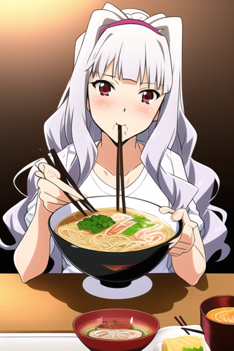 人工智能？人工智障？越看越瘆人的AI美少女吃面条