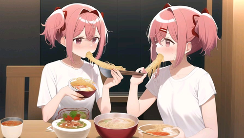 人工智能？人工智障？越看越瘆人的AI美少女吃面条