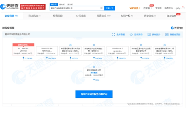 注册资本15亿美元!蔚来手机进展:新增移动终端设备销售