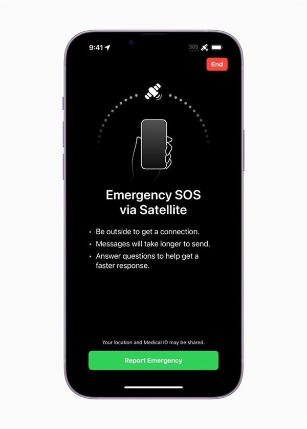 没信号也能用！iPhone 14卫星通信12月13日登陆新国家
