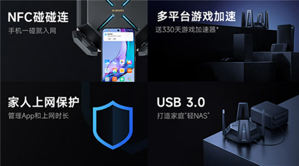 即将支持Wi-Fi 7 五千元内最强：小米万兆路由1599元