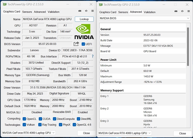 i7-13700H VS.锐龙9 7940H全面对比：AMD要走的路还很长