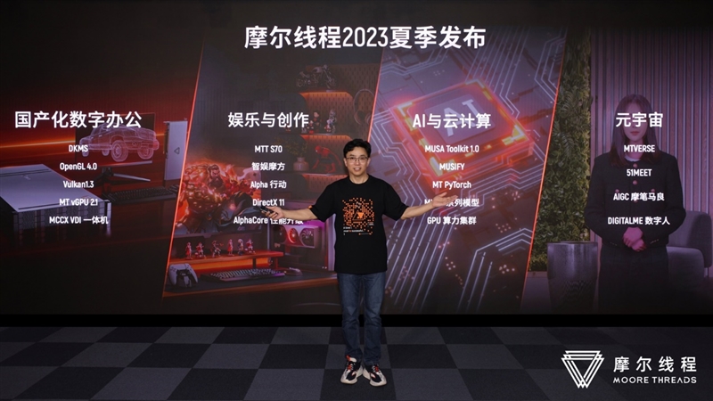 真正的国产显卡之光!摩尔线程GPU、AI与元宇宙深入解读