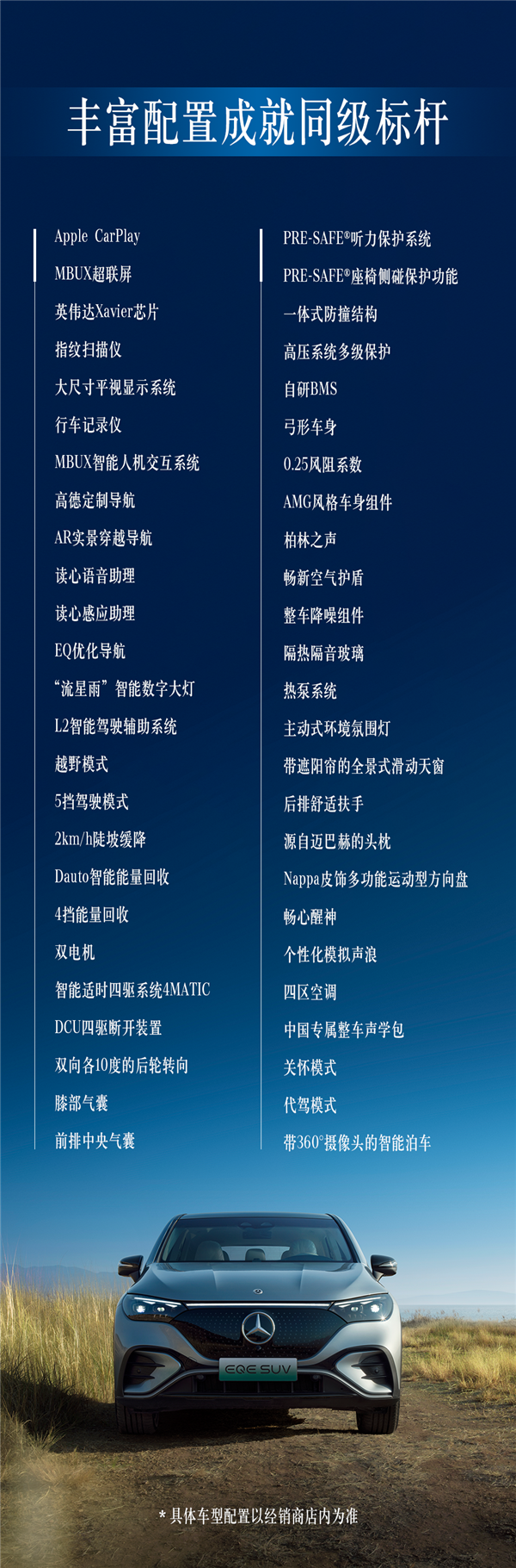 48.6万起与轿车同价 奔驰EQE SUV上市：豪华电动车标杆