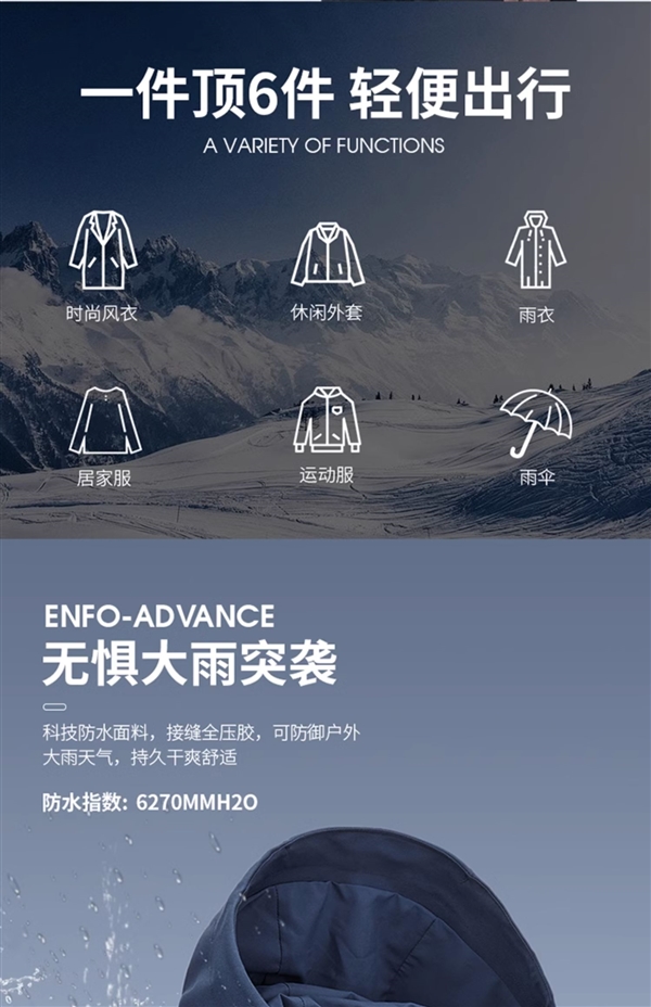 放假出去玩：骆驼珠穆朗玛系列冲锋衣239元（1.8折）发车