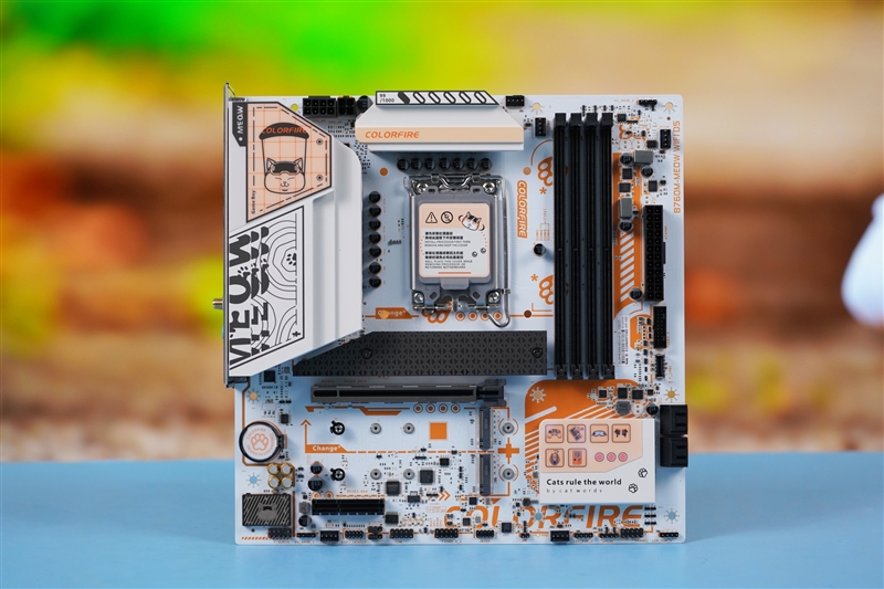 COLORFIRE B760M橘影橙主板评测:13600K烤机仅78℃