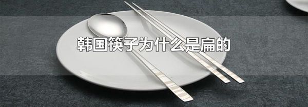 韩国筷子为什么是扁的