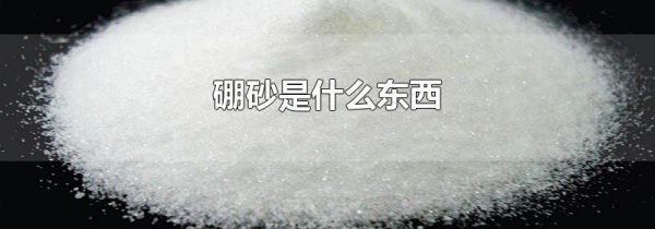 硼砂是什么东西