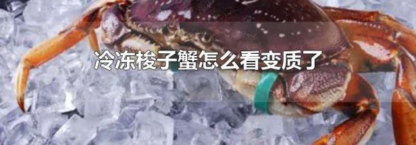 冷冻梭子蟹怎么看变质了