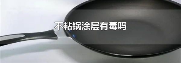 不粘锅涂层有毒吗