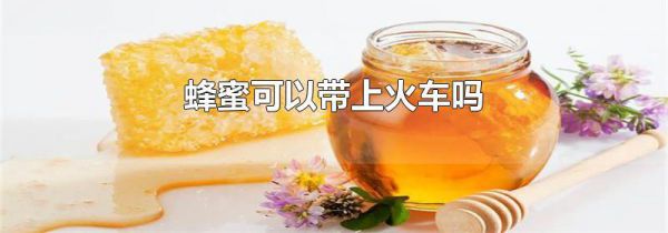 蜂蜜可以带上火车吗