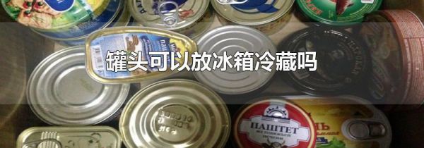 罐头可以放冰箱冷藏吗