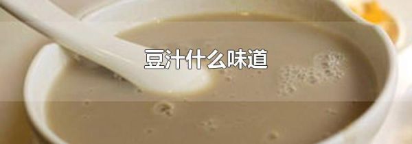 豆汁什么味道