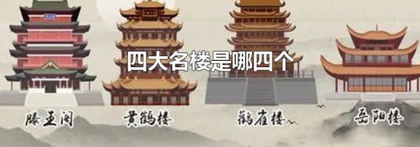 四大名楼是哪四个